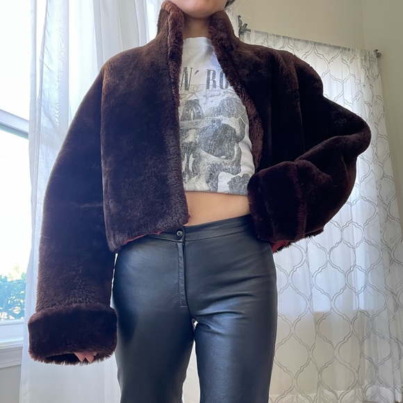 Vtg 50s Real fur coat - Picture 2 of 5